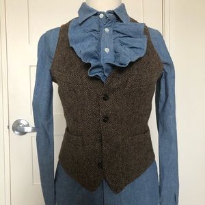 Rugby Ralph Lauren frilled denim shirt
